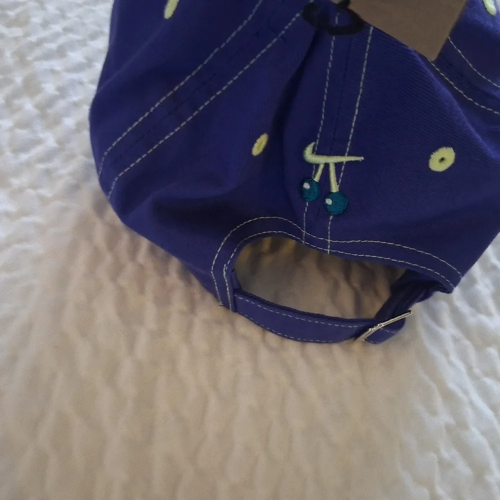 Nike Royal Blue Cap with Lime Accents Its Labeled Older Kids Hat But Its The Sam